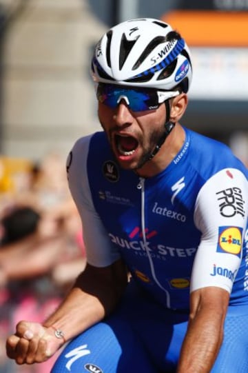 Fernando Gaviria líder y primer colombiano en ganar en un sprinter