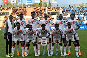 Gambia topped Group F to set up a meeting with Uruguay in the last-16.