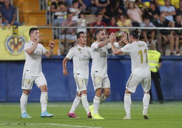 Bale empató justo antes del descanso a pase de Carvajal. 1-1.