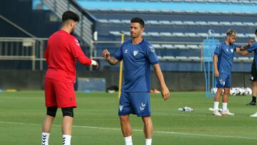 Primer día para Rubén Castro, Fran Sol y Juanfran con el Málaga