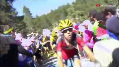 Froome y Porte chocaron con una moto de TV yendo fugados