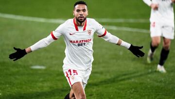 En Nesyri homenajea a Maradona en El Alcoraz