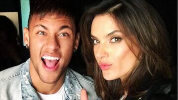 Neymar y Alessandra Ambrosio  @alessandraambrosio