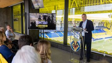Vila-real (Castelló) 05/07/2023
Villarreal CF, Fernando Roig presenta la nueva campaña de abonos en las nuevas instalaciones del Estadio de la Cerámica.
FOTOS ANGEL SANCHEZ