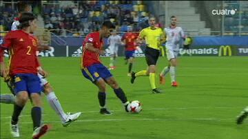 0-5. Marco Asensio marcó el quinto gol.