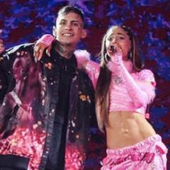 VIDEO: ¿Qué pasó? La actitud de L-Gante luego de cantar con Tini Stoessel