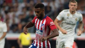Lemar contra el Real Madrid.