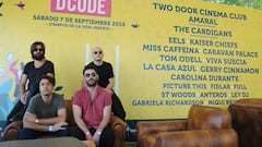 Viva Suecia posa para AS en el Dcode 2019. Arriba, de izquierda a derecha: Alberto Cant&uacute;a y Fernando Campillo. Abajo, en el sof&aacute;, Jes&uacute;s Cobarro y Rafa Val.