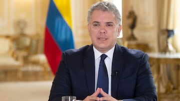 Fotografía cedida por la Presidencia de Colombia que muestra al presidente colombiano, Iván Duque. EFE/Presidencia de Colombia/Archivo