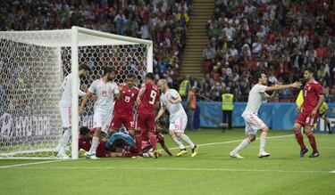 Ten good minutes and a deflected goal