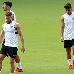 Alarma en el Málaga: posible lesión seria de Luis Muñoz