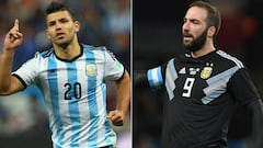 Agüero vs Higuaín: duelo por el gol en Argentina