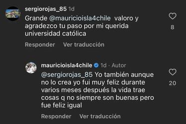 Isla recuerda su fallido regreso a la UC: “Aunque no lo creas...”