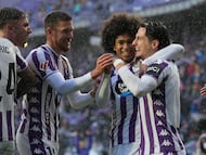 14/03/26 PARTIDO SEGUNDA DIVISION
REAL VALLADOLID - LEGANES
ALEGRIA GOL 1-0 SERGI CANOS