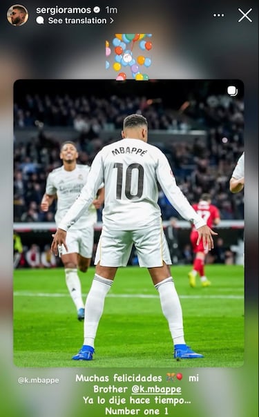 Ramos, rendido a Mbappé: “Ya lo dije hace tiempo...”