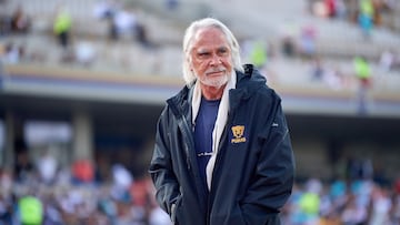 Miguel Mejia Baron of Tigres during the 6th round match between Pumas UNAM and Tigres UANL as part of the Liga BBVA MX, Torneo Apertura 2024 at Olimpico Universitario Stadium on September 01, 2024 in Mexico City, Mexico.