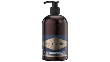 Gel limpiador de barba y rostro King C. Gillette para hombre