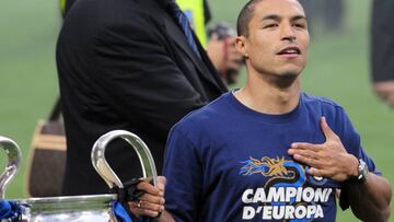 Iván Ramiro Córdoba fue campeón de la Champions League en 2010 con el Inter de Milán.