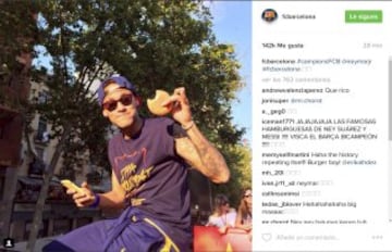 La celebración de los Campeones de Liga en sus redes sociales