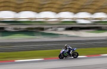 El piloto español de MotoGP Jorge Lorenzo, del equipo Yamaha.