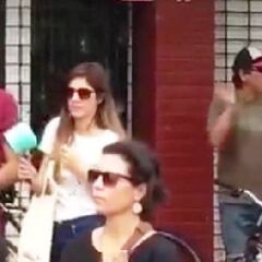 Mario Salas se sumó a las manifestaciones de la gente