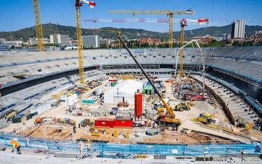 When will Barcelona return to Spotify Camp Nou after renovation work?