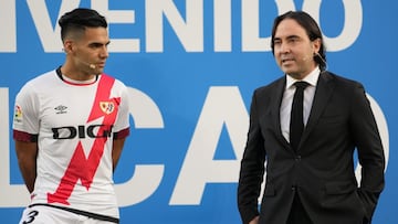 Martín Presa, presidente del Rayo Vallecano, elogió a Falcao García y señaló en medio de abucheos que espera disfrutar de uno de los mejores de la historia