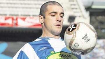 <b>PRESENTACIÓN. </b>Pandiani se vestirá por 'segunda vez' de blanquiazul. Ya lo hizo el viernes.