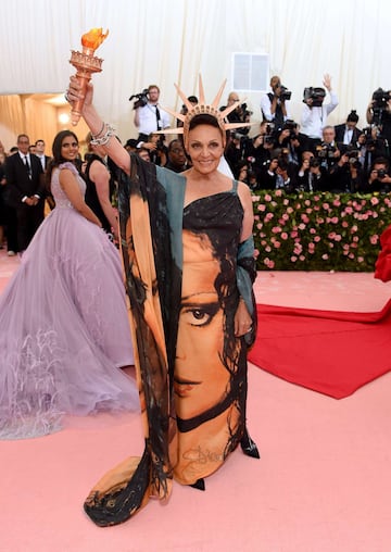 La dise?adora de moda Diane von Furstenberg.