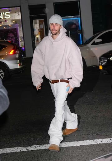 Justin Bieber visto el 2 de febrero de 2025 en la ciudad de Nueva York.