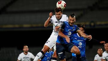 Pumas y Monterrey empatan en la jornada 4 del Guardianes 2020