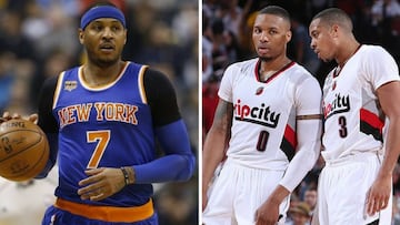 Lillard y McCollum hablan con Carmelo para ser "equipo Top-3"