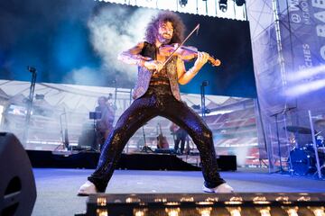 El violinista libanés participó en el festival Río Babel el 11 de julio de 2021.