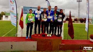 Luis Miguel S¨¢nchez y Gemma Arenas, campeones de Espa?a