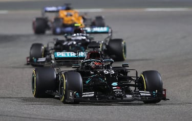 El piloto de Williams eligió su 63 por su pasado en el karting y por grafía, ya que ese número según el británico encaja en las iniciales de su nombre GR. Es el dorsal con el que compite en Williams y el que lució en el Mercedes de Hamilton cuando sustituyó al campeón en Bahréin por su baja por coronavirus.