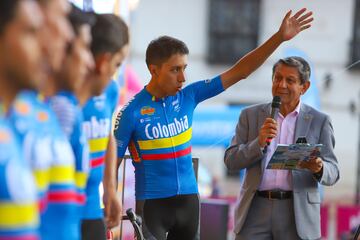 Bernal, en la presentación del Tour de Colombia en Tunja