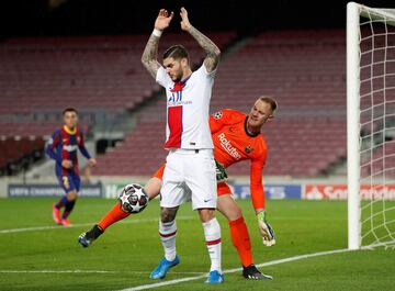 Marc-Andr¨¦ ter Stegen y Mauro Icardi.