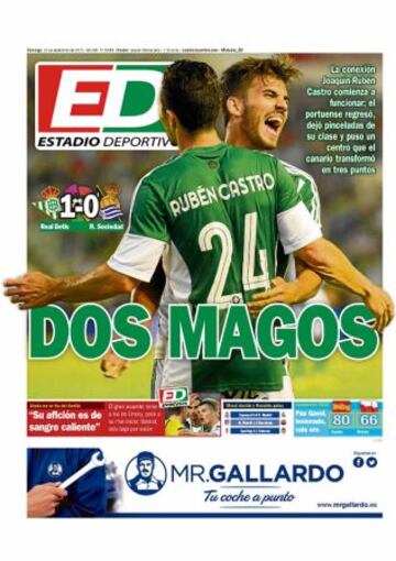 Portadas de la prensa deportiva