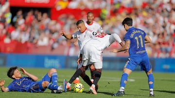 Imagen del Sevilla-Oviedo de la primera vuelta.