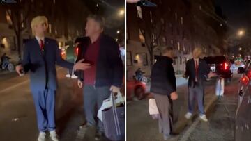 Alec Baldwin erupts in rage at Trump impersonator in New York City
