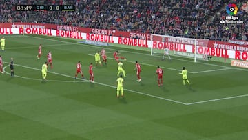 Si quieres ganar al Barça no puedes hacer esto: el Girona en el 0-1...