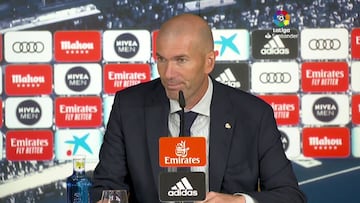 Zidane: "Debemos jugar mejor y más tiempo"