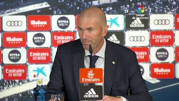 Zidane: "Debemos jugar mejor y más tiempo"