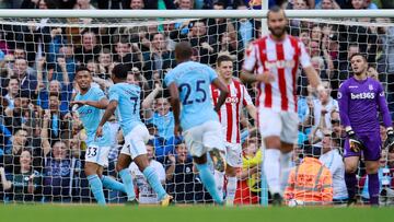 Manchester City 7-2 Stoke: resumen, goles y resultado