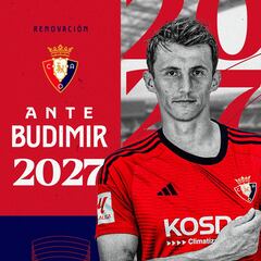 Budimir renueva dos años más, hasta 2027