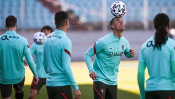Entrenamiento de Portugal.
