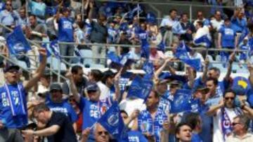 Aficionados del Getafe.