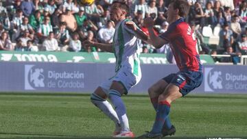 Carracedo, en el partido ante el Huesca