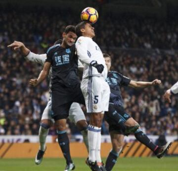 Varane and Willian José.