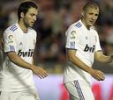 Karim Benzema e Higuaín ofrecen cifras similares